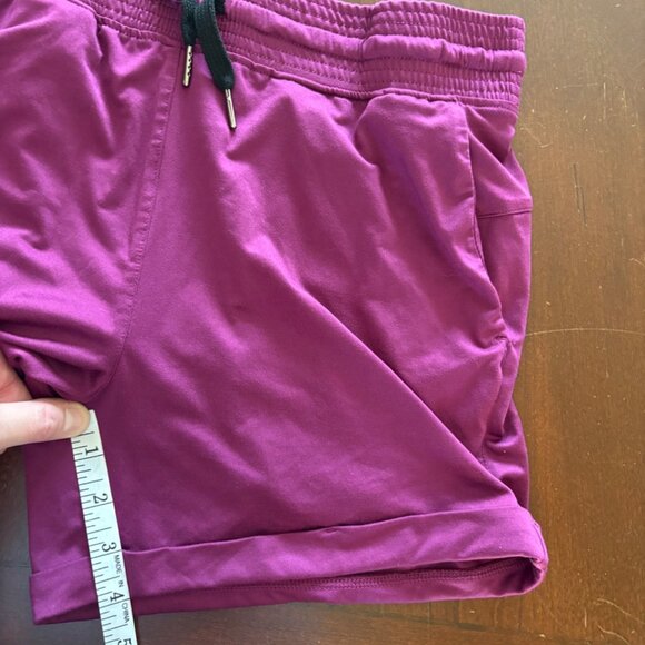 Born Primitive Casual Loungewear Training Shorts Plum Purple Women’s Size Large - Picture 7 of 8
